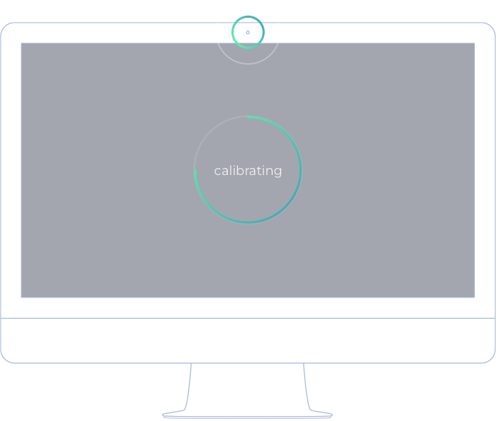 An image that shows how SitWit is calibrating.